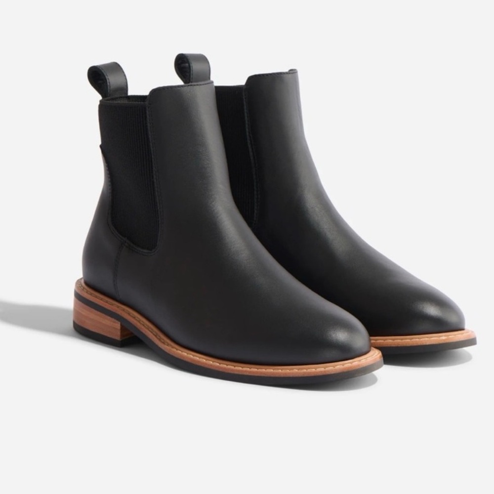 Nisolo Dark Leather Ankle Boots